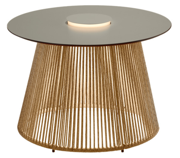 Bover | Nit Outdoor LED Table - 60/R / Ivory/Beige