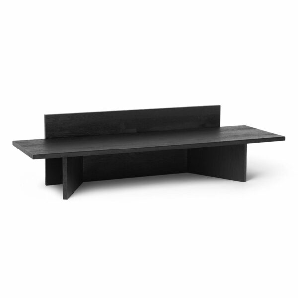 Ferm Living | Oblique Bench - Black Stained Oak