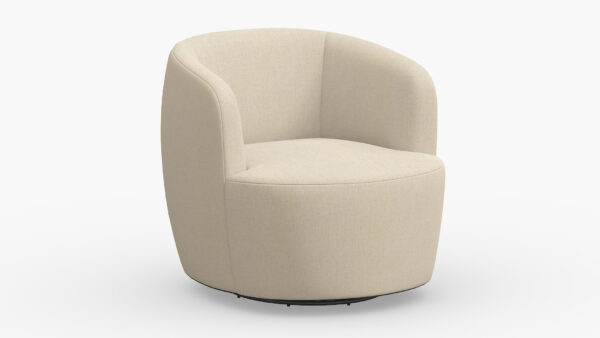 The Inside | Tub Swivel Chair | Husk Linen