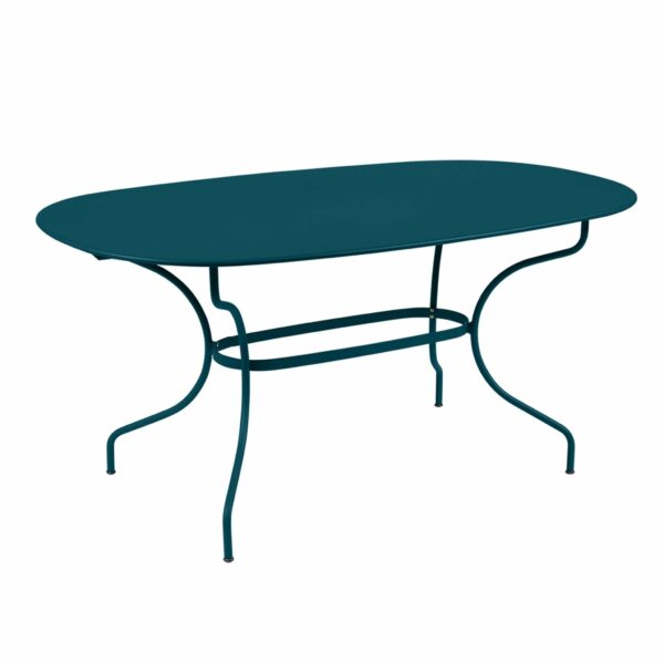 Fermob | Opera+ Oval Table 63" x 35" - Acapulco Blue