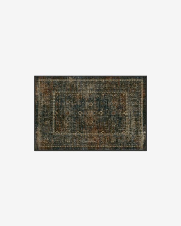 Ruggable | Ophelia Navy & Redwood Rug