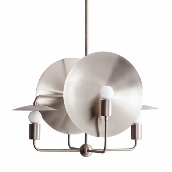 Workstead | Orbit Chandelier - Brushed Nickel / Large