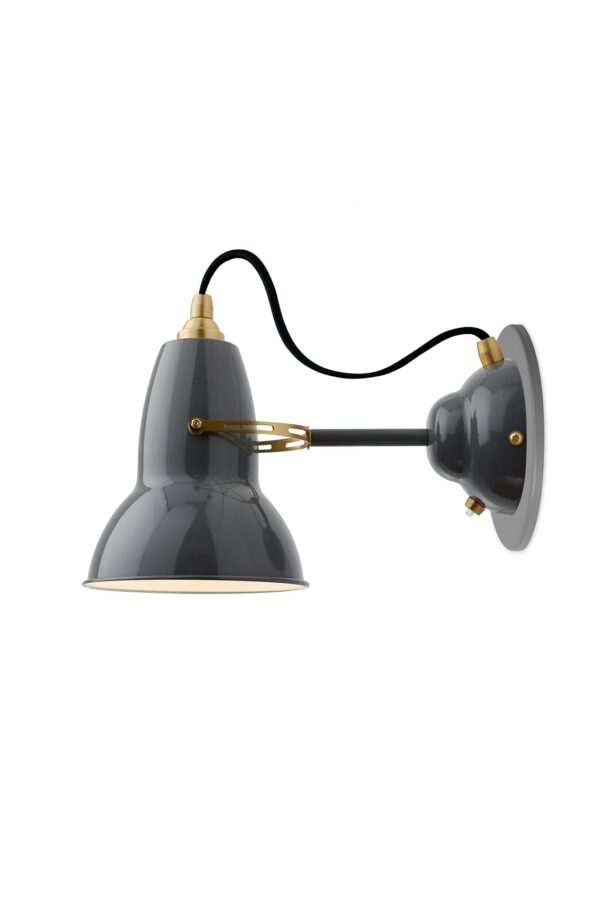 Anglepoise | Original 1227 Brass Wall Light - Elephant Grey