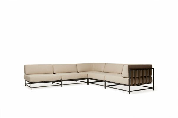 Stephen Kenn | Outdoor Sectional - Cream & Charcoal