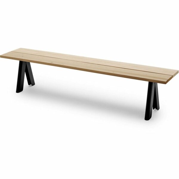 Skagerak by Fritz Hansen | Overlap Bench - Anthracite Black