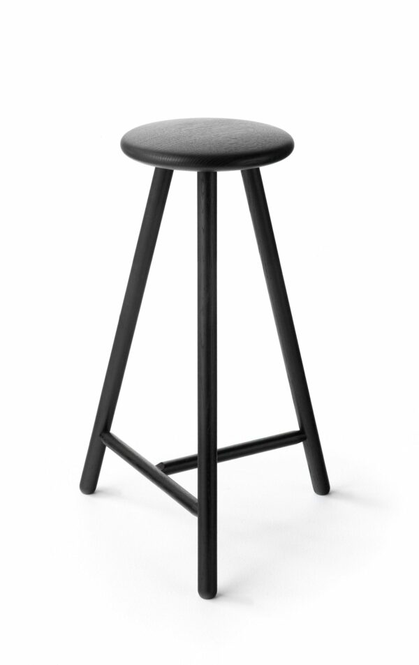 Nikari | Perch Bar Stool - Black Stained Oak