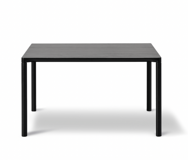 Fredericia | Piloti Coffee Table - Model 6720 - Short - 13.8" / Black Lacquered Oak