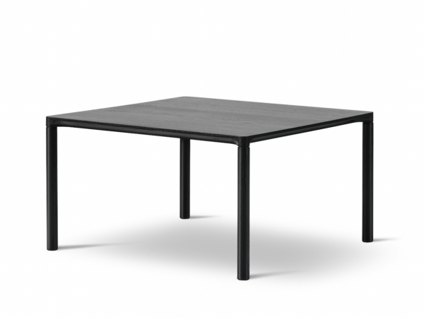 Fredericia | Piloti Coffee Table - Model 6725 - Short - 13.8" / Black Lacquered Oak