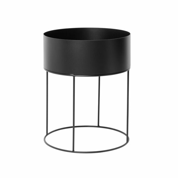 Ferm Living | Plant Box - Round - Black