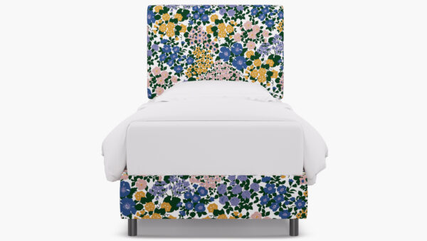 The Inside | Square Back Bed | Lavender Million Flowers