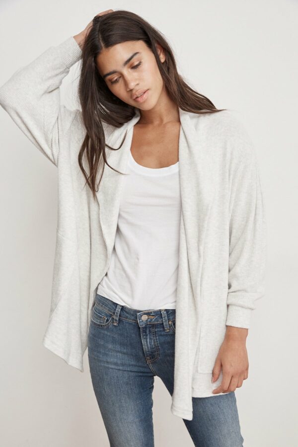 Velvet by Graham & Spencer | Rylea Cozy Rib Oversized Cardigan (L), Velvet by Graham & Spencer