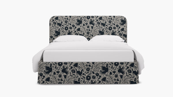 The Inside | Skirted Platform Bed | Ink Frida