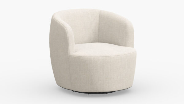 The Inside | Tub Swivel Chair | Talc Linen