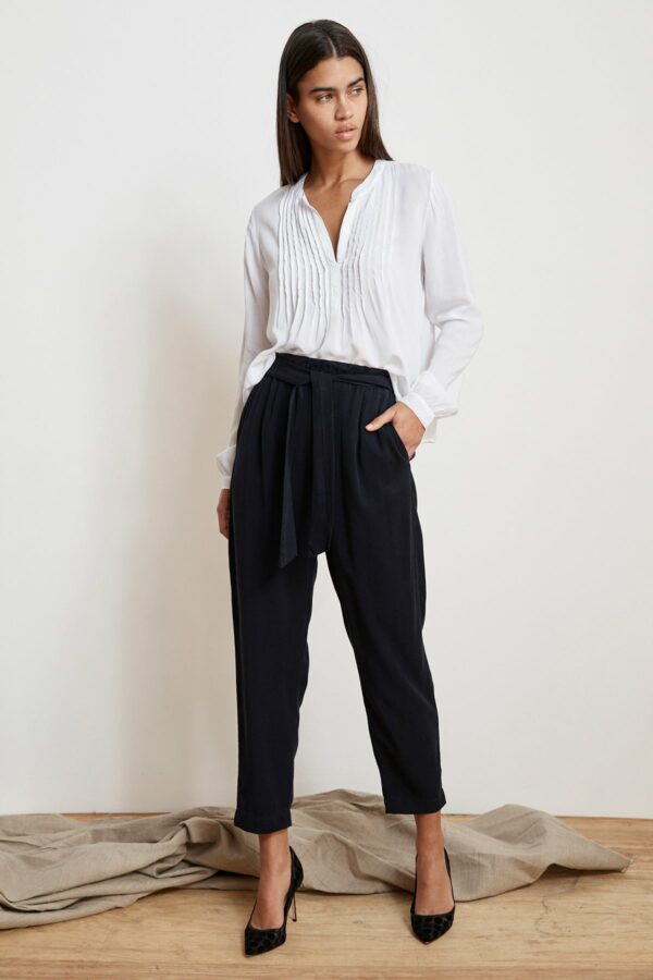 Velvet by Graham & Spencer | Jamila Tencel Belted Pants (XL), Velvet by Graham & Spencer