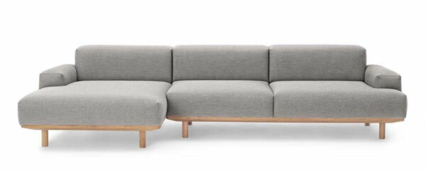 Bruunmunch | Reason 2-Seater / Chaiselong Sofa - Rewool 108 / Left-Facing