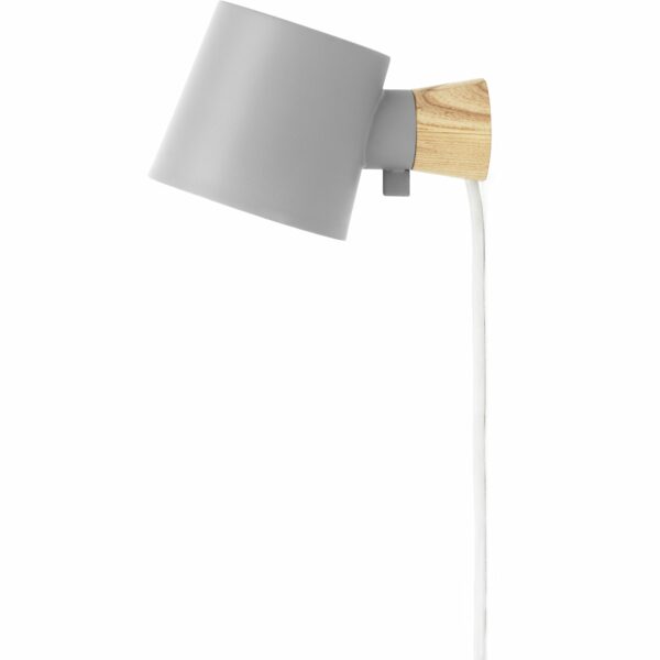 Normann Copenhagen | Rise Wall Lamp - Plug & Cord - Grey