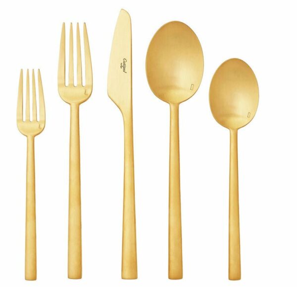 Cutipol | Rondo Cutlery - Brushed Gold - Sets - 130 Piece Setting