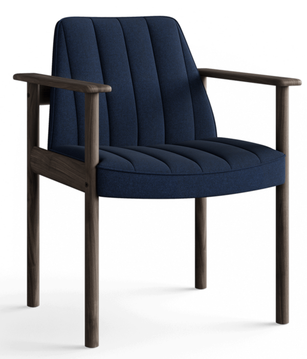 Eikund | Ry Armchair - Aniline Black / Oiled Oak