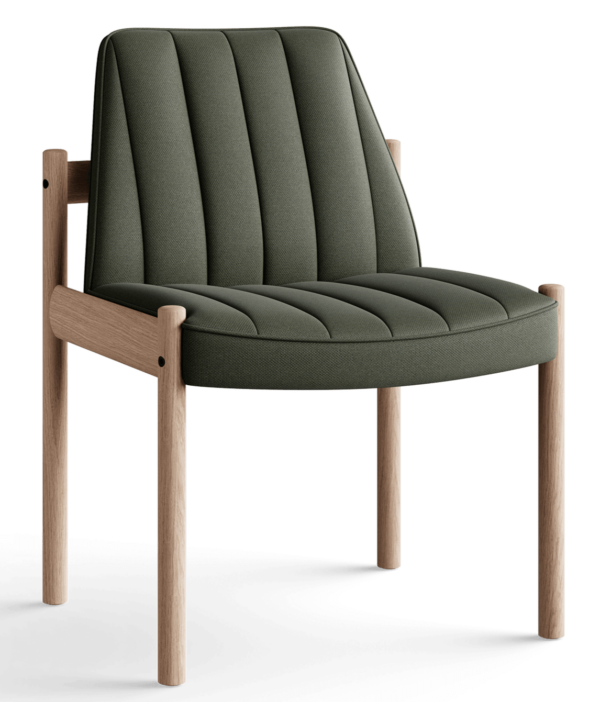 Eikund | Ry Dining Chair - Aniline Black 01 / Oiled Oak