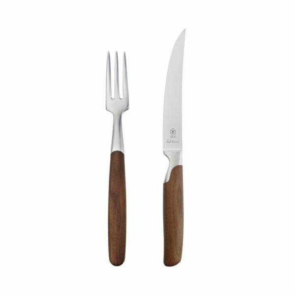 Pott | Sarah Wiener Walnut Steak Knife and Fork Set