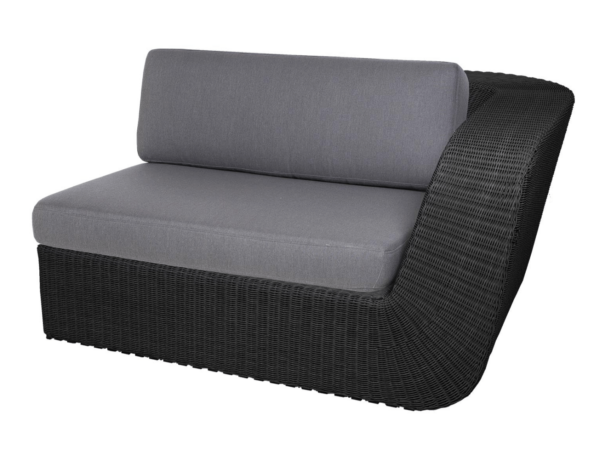 Cane Line | Savannah 2-Seater Sofa Module - Left Module / Black / Grey