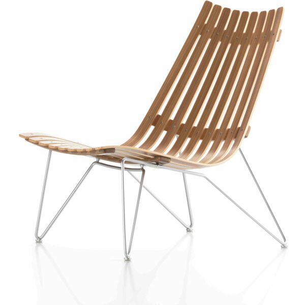 Fjordfiesta | Scandia Nett Bolt Lounge Chair - Black