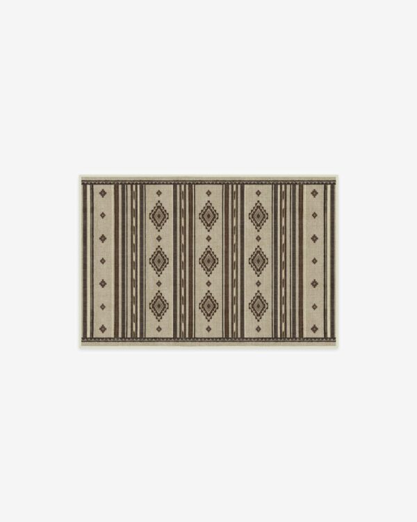 Ruggable | Seville Stripe Natural & Brown Rug