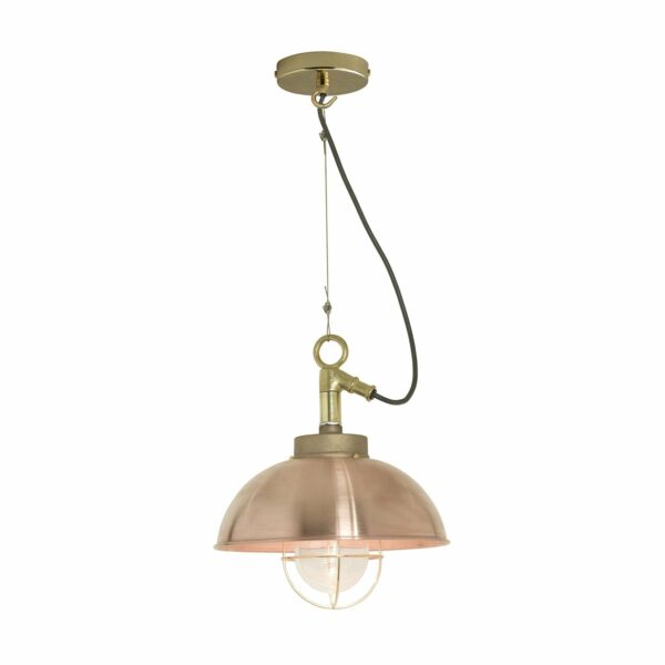 Davey Lighting | Shipyard Pendant - Copper, Clear Glass