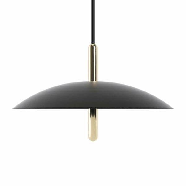 Souda | Signal Pendant Light 13 - Black x Brass / 2700K - Warm White / Black