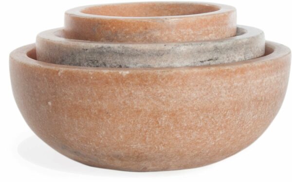 Hawkins New York | Simple Marble Bowls - Mara Bowl Medium - 6.5"dia. x 2.5"H / Pink