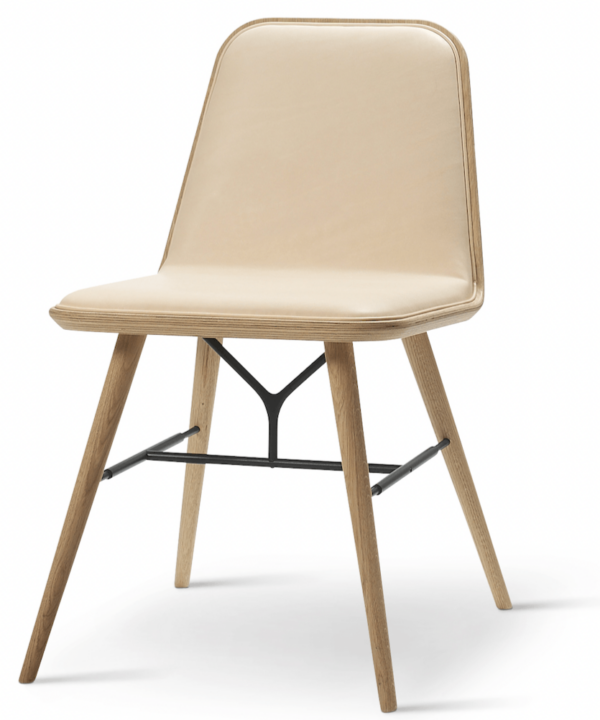 Fredericia | Spine Wood Base Chair - Lacquered Oak