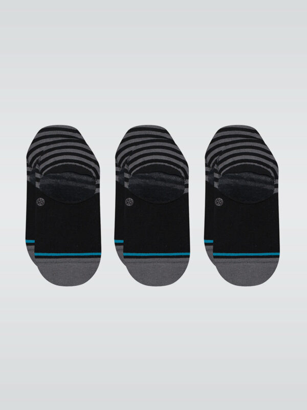 Stance Sensible 3 Pack No-show Socks - Black