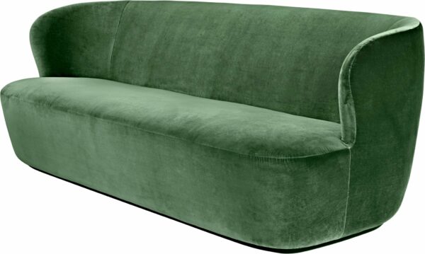 Gubi | Stay Sofa -190x95 - Flat Base - Bottle Green Velvet - 0234