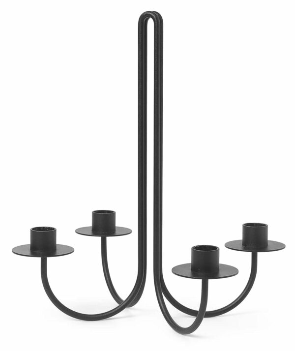 Ferm Living | Sway Candelabra - Black