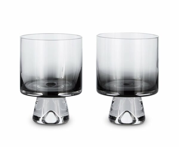 Tom Dixon | Tank Low Ball Glass Black - Set of 2