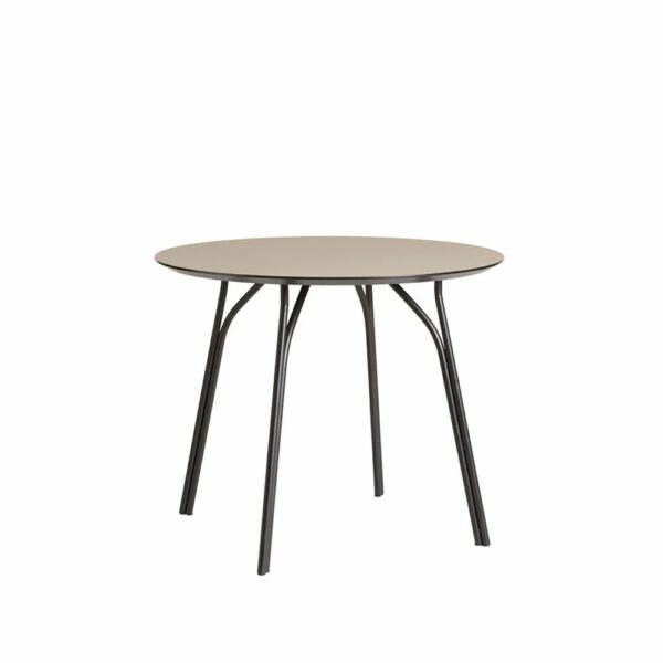 Woud | Tree 90 Dining Table - Beige/Black