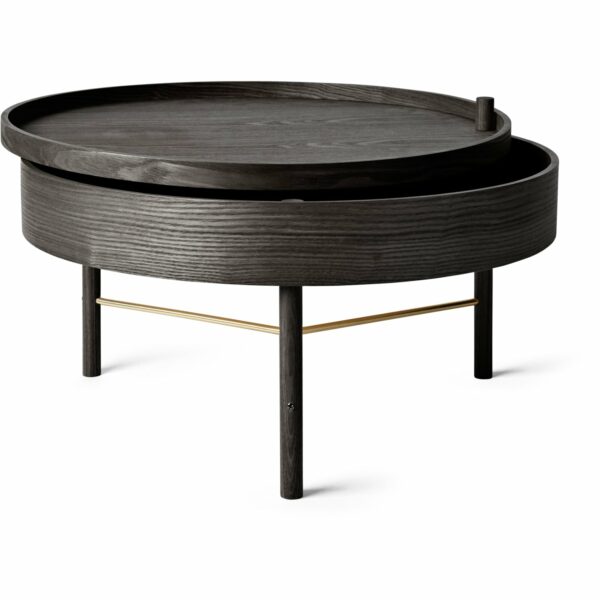 Audo Copenhagen | Turning Table - Black Ash & Brass