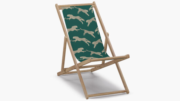 The Inside | Cabana Chair | Polo Green Cheetah