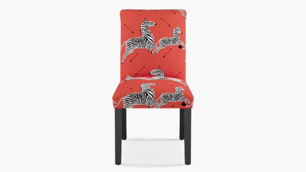 The Inside | Classic Dining Chair | Coral Zebra