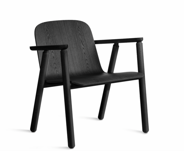 Made By Choice | Valo Lounge Chair - Black Painted Oak