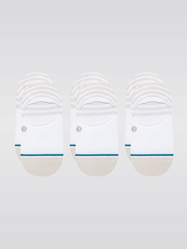 Stance Sensible 3 Pack No-show Socks - White