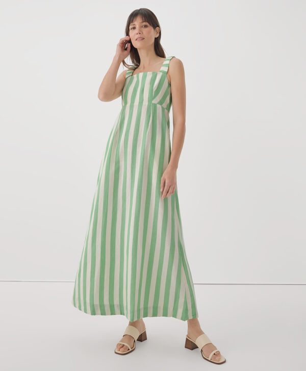 PACT Apparel | Women's Jaderipe Canopy Linen Blend Tank Dress