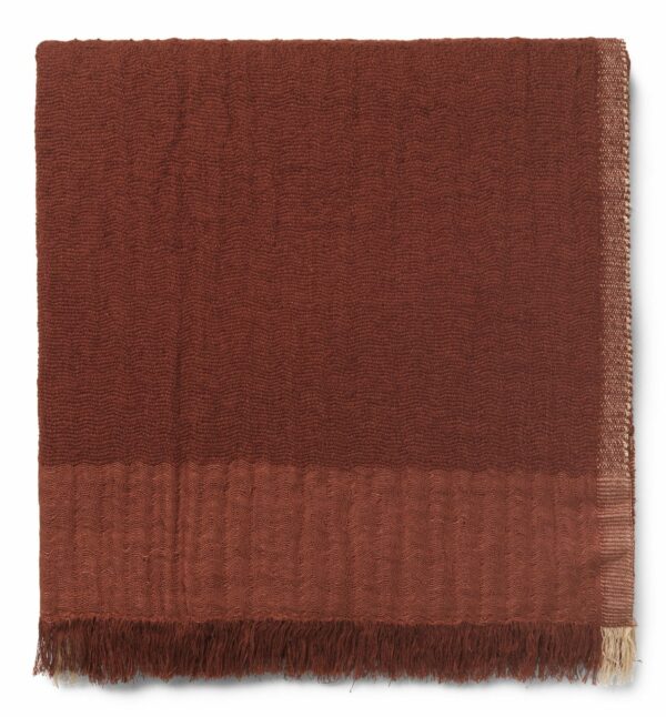 Ferm Living | Weaver Throw - Red Brown