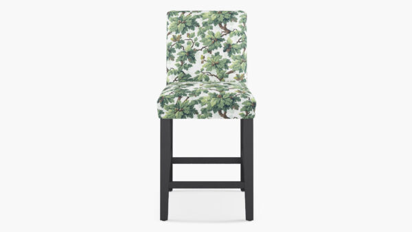 The Inside | Classic Dining Counter Stool | Vert Woodland | Black