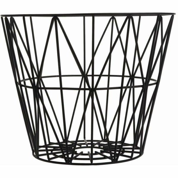 Ferm Living | Wire Basket - Black / Large