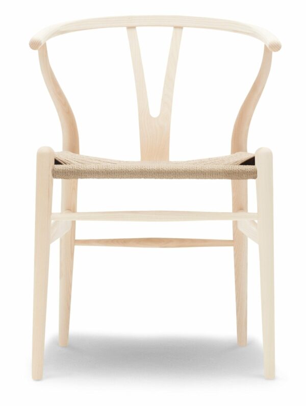 Carl Hansen & Son | Wishbone Chair CH24 - Natural Paper Cord - Ash - Soap Finish