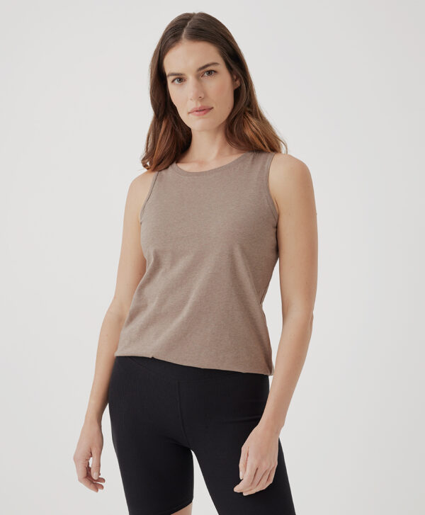 PACT Apparel | Women'succo Heather Softspun High Ne Tank S