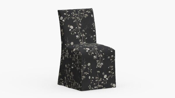 The Inside | Slipcovered Dining Chair | Black Bamboo Garden