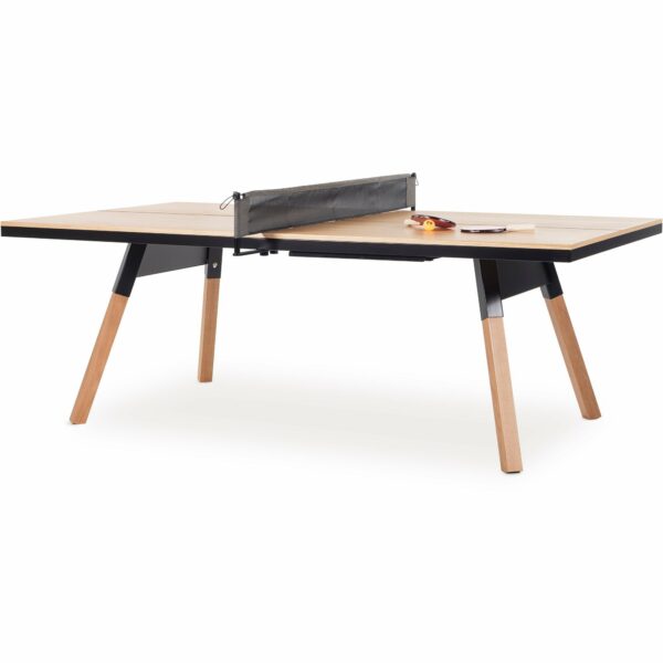 RS Barcelona | You And Me Ping Pong Table Wood - 220 Medium - Oak / Black