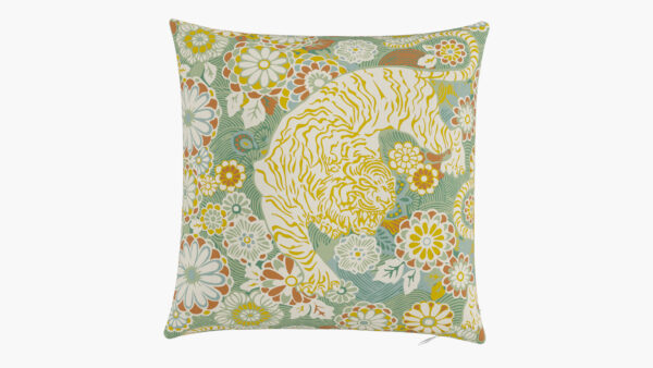 The Inside | Throw Pillow 16" | Pistachio Siberian Tiger | Feather Down